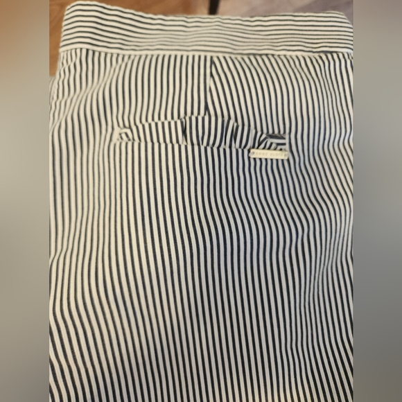 Anne Klein blue-white striped pants - Picture 12 of 12